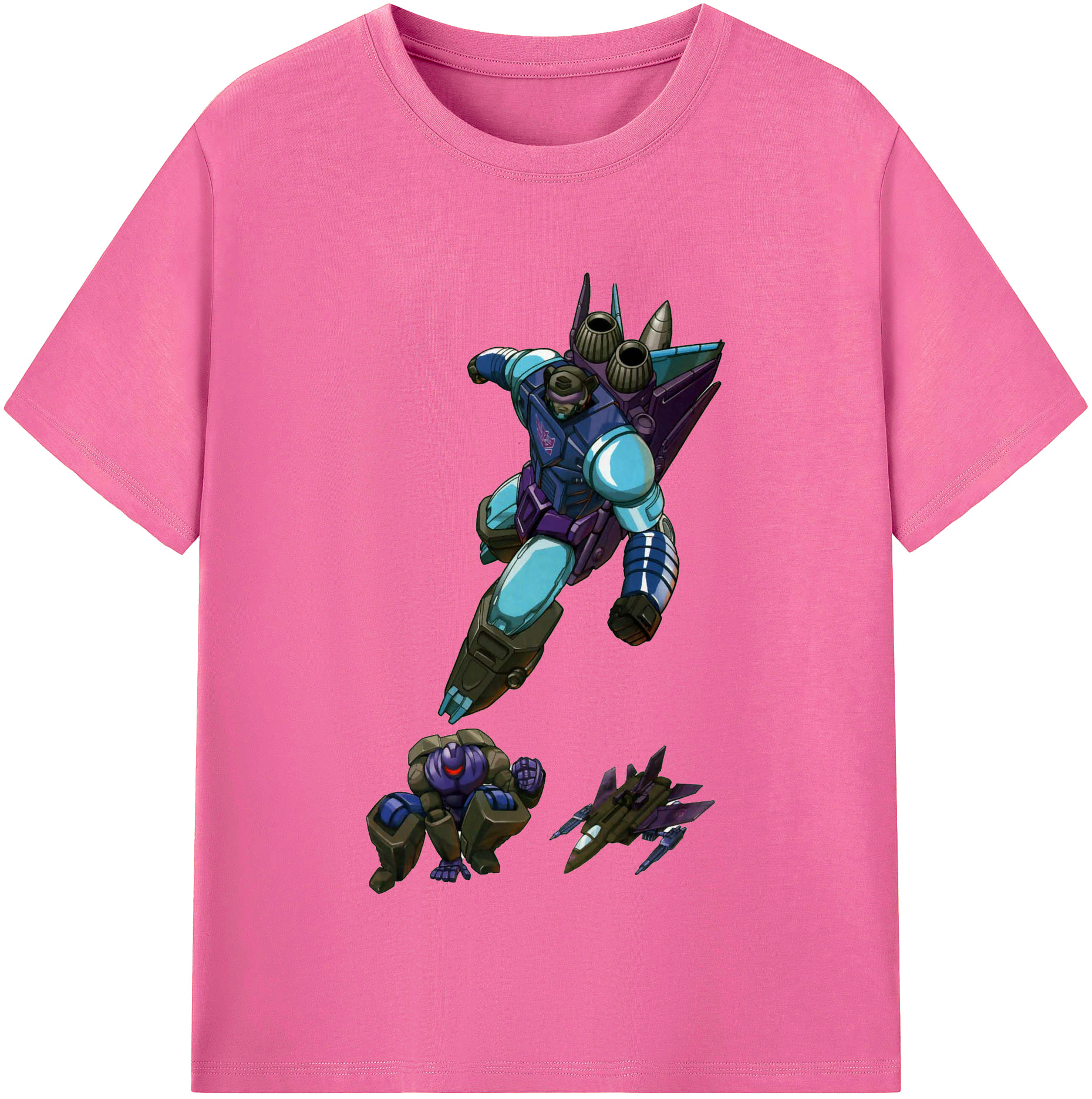 （画像用）  レディースカジュアルプリントTシャツ（綿100％）